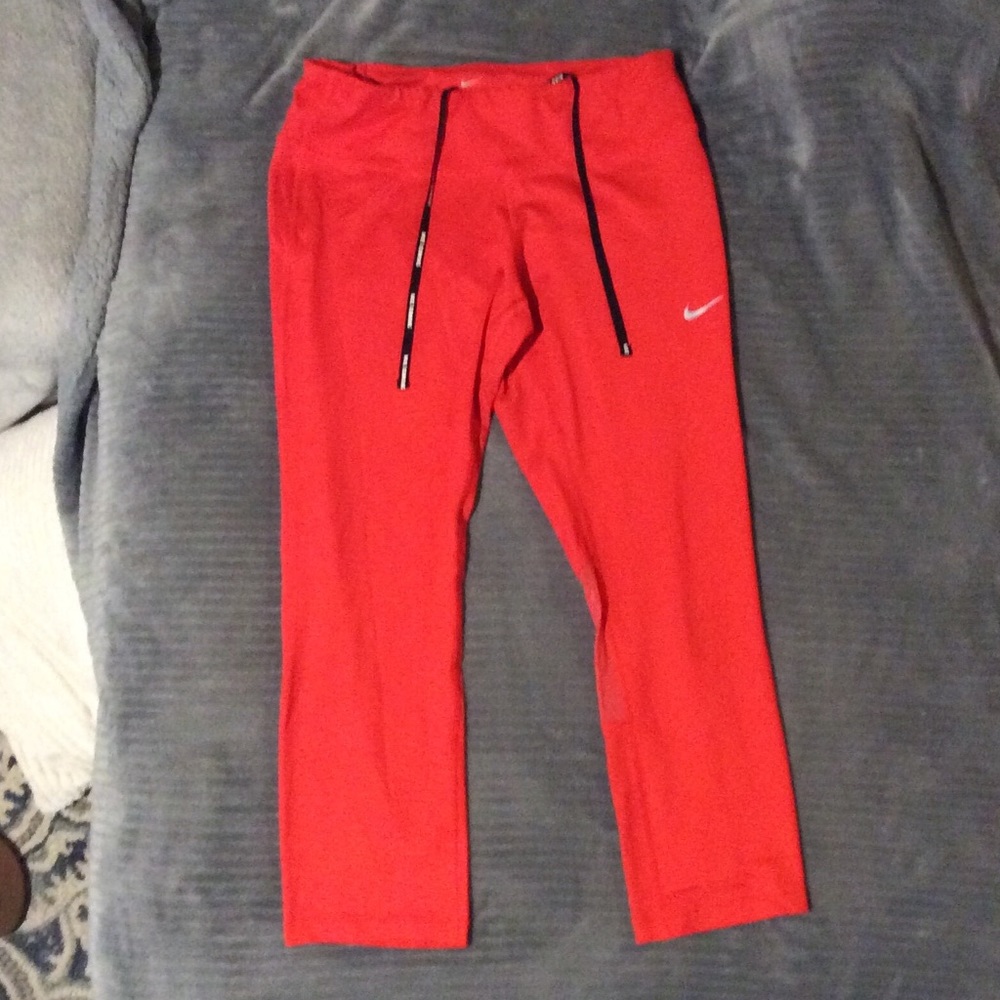 Neon Pink Nike Yoga Leggings